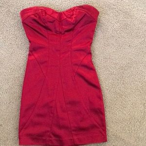 Red bebe dress